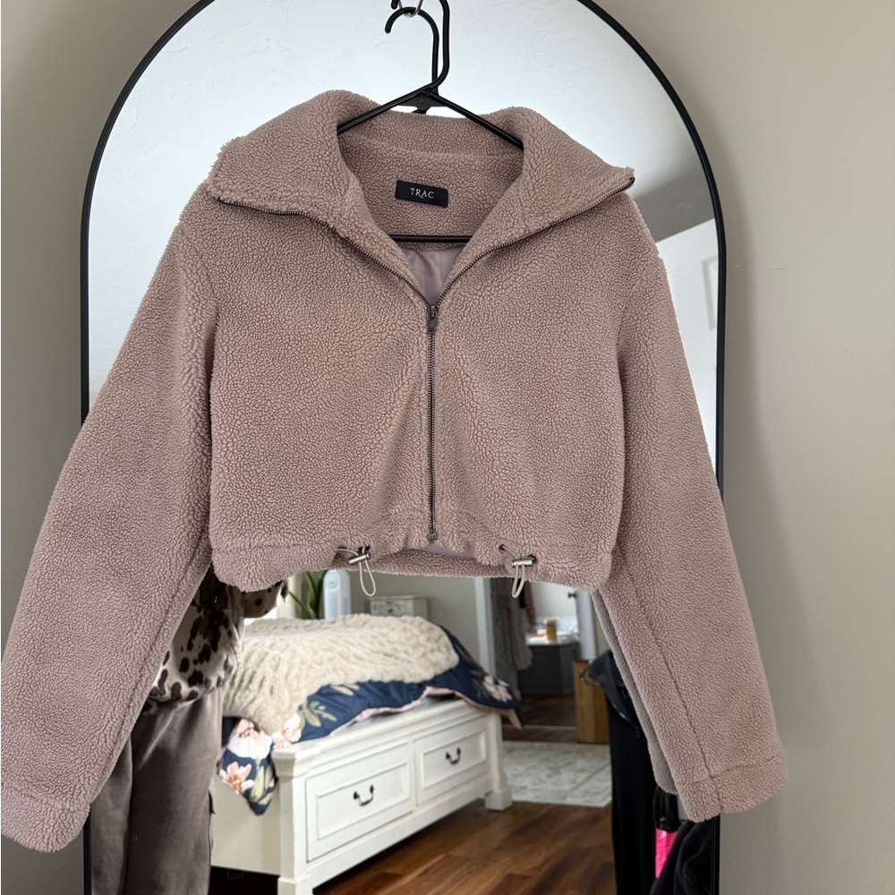 Cropped Sherpa Jacket
